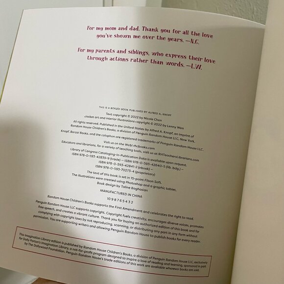 Imagination Library Book - How We Say I Love You - Paperback MUST BE BUNDLED - Picture 3 of 4